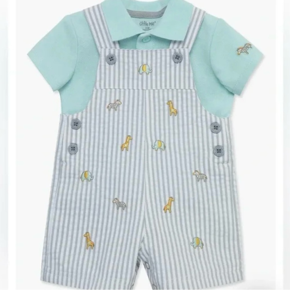 Little Me Baby Boy 2 Piece Outfit Set
